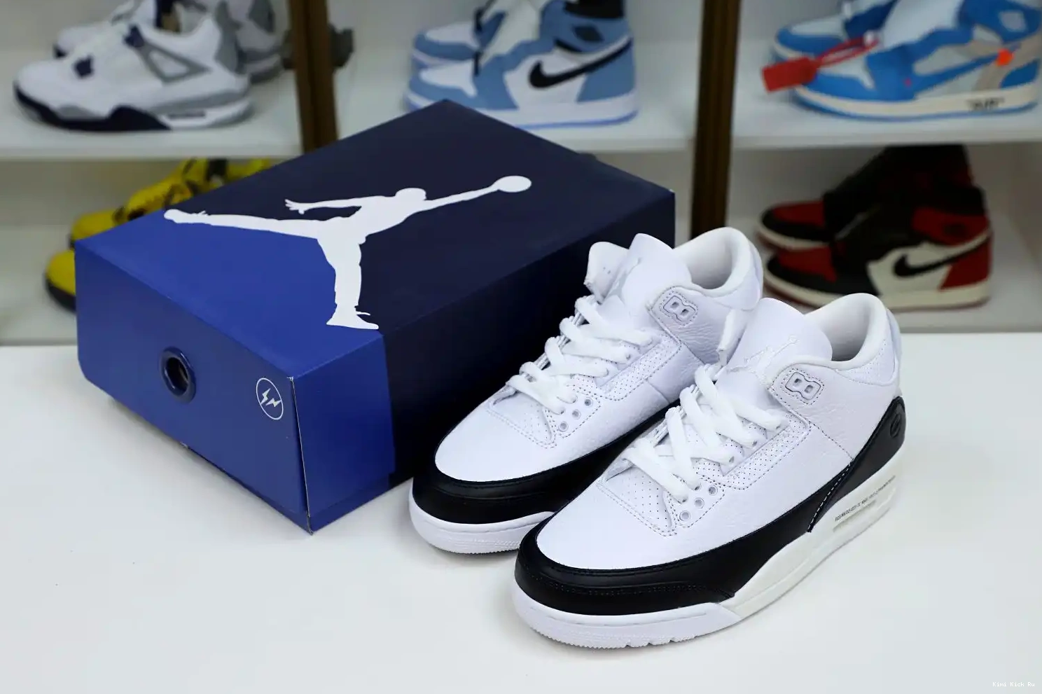 JORDAN SP 'WHITE' Kimikick X DESIGN RETRO FRAGMENT AIR 3 0718